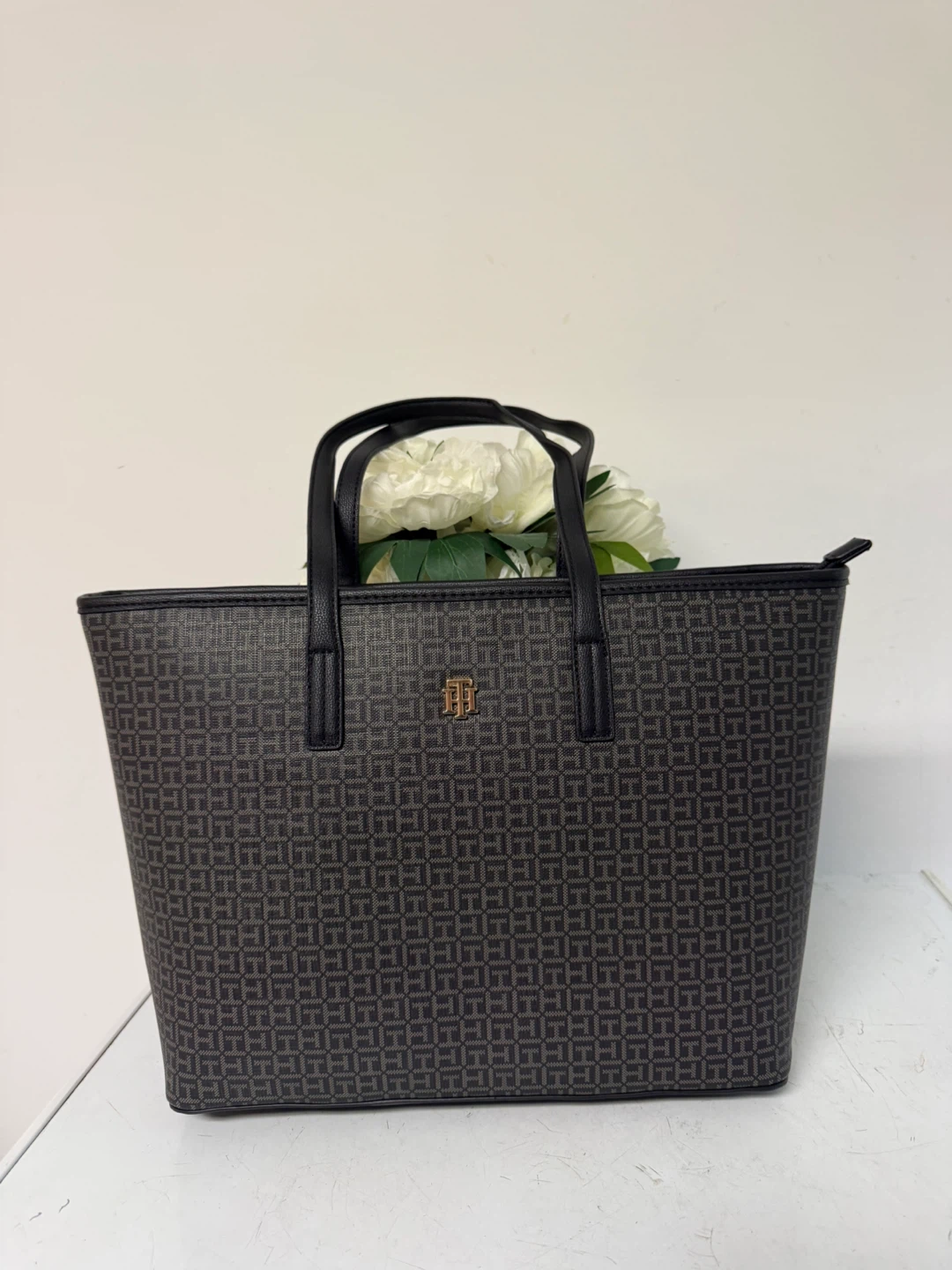 Tommy Hilfiger Monogram Tote Bag
