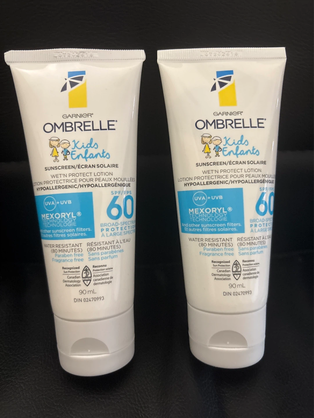 Garnier Ombrelle kids sunscreen lotion SPF 60 . 90 mL