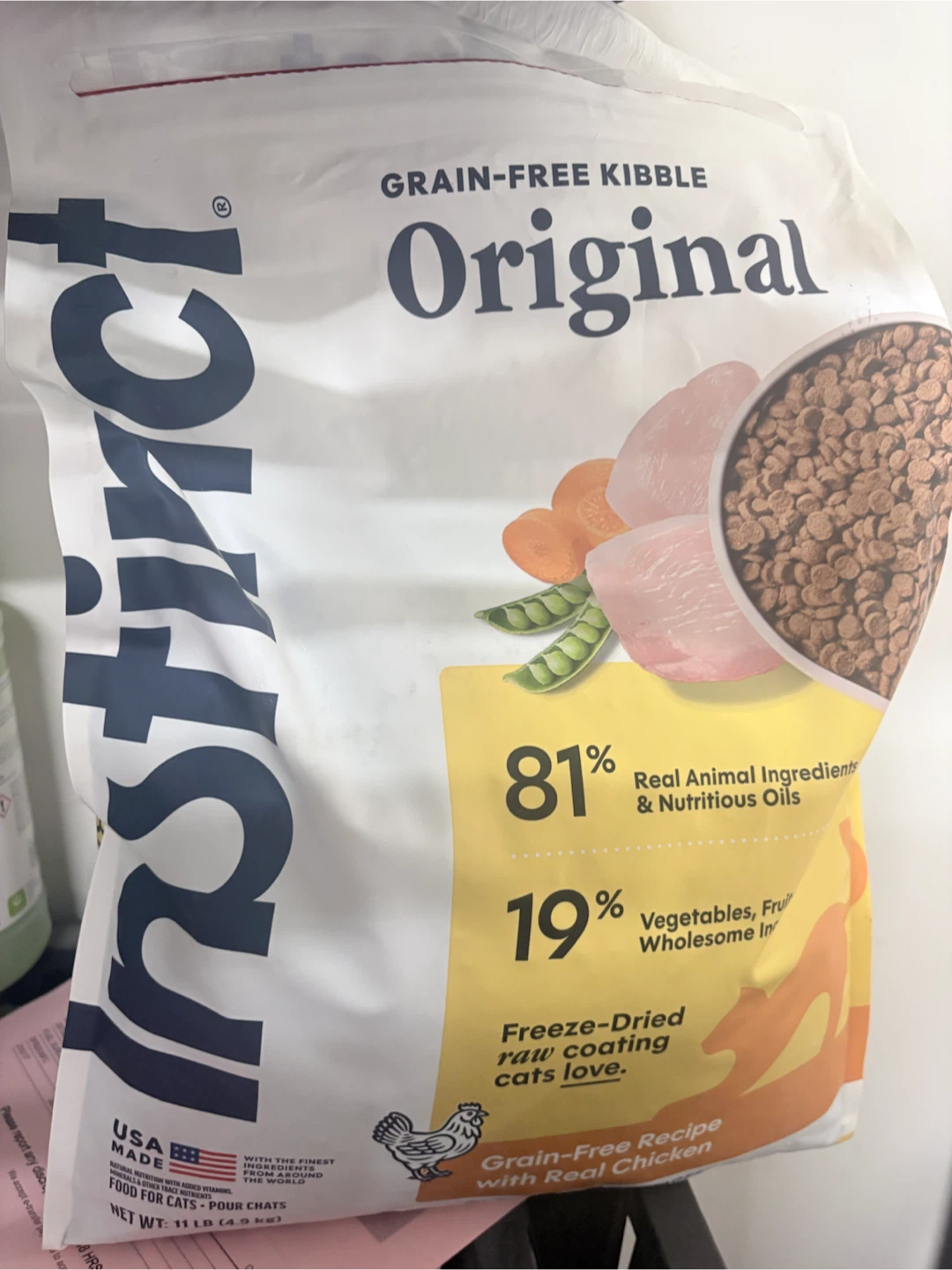 Instinct Original Grain-Free Chicken Cat Food 11 lb - photo 4