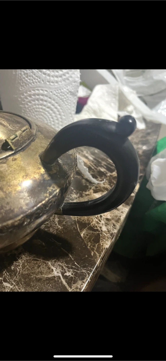 Vintage Metal Teapot - photo 3