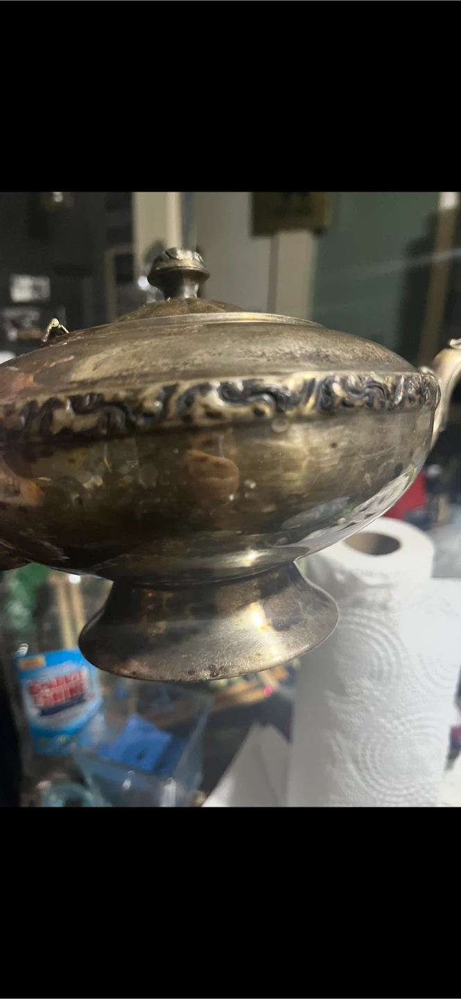 Vintage Metal Teapot - photo 2