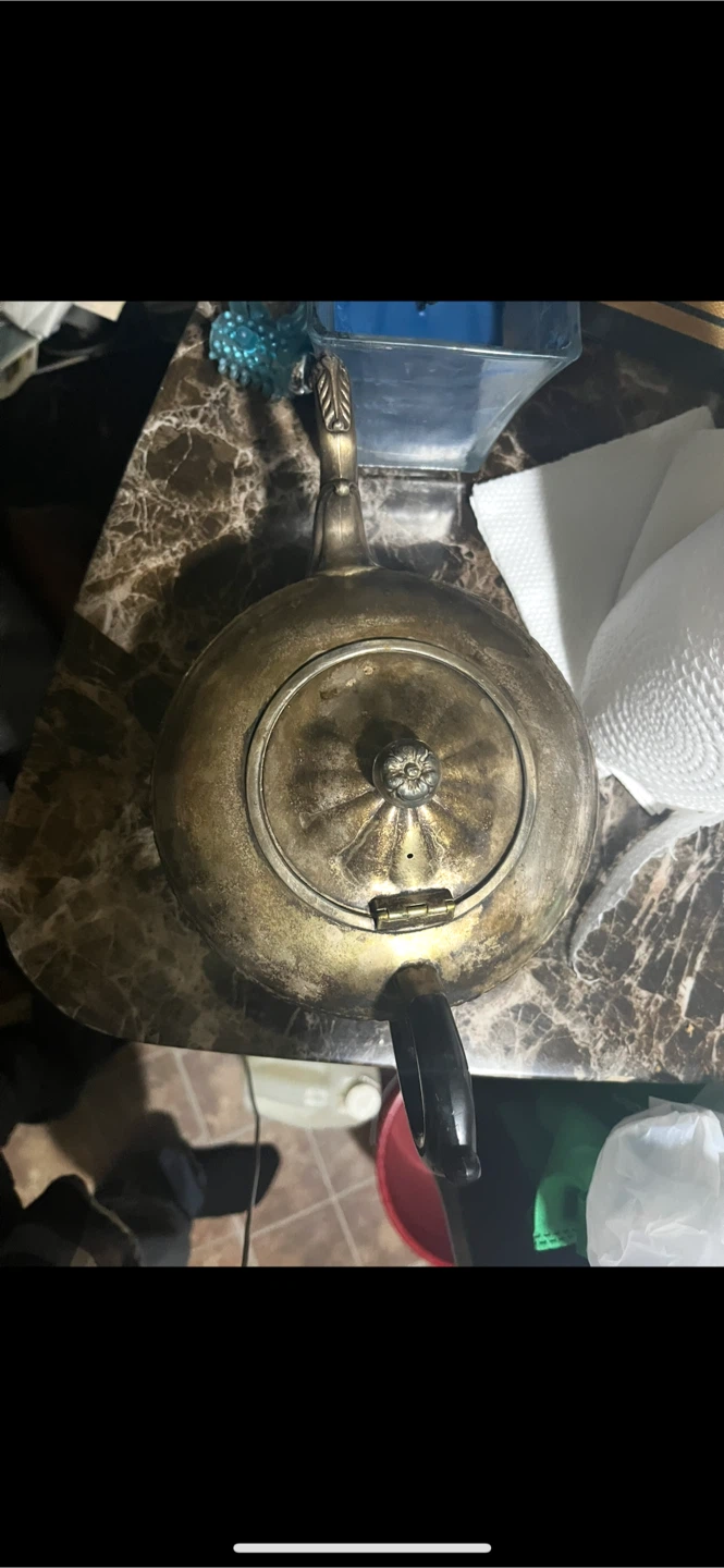 Vintage Metal Teapot - photo 4