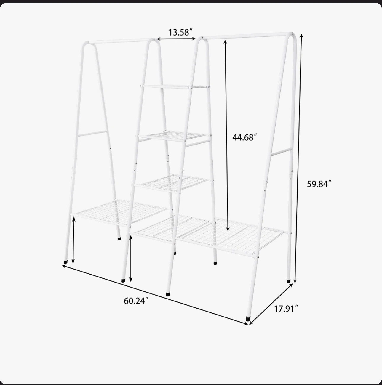 Garment Rack with Shelving - photo 2