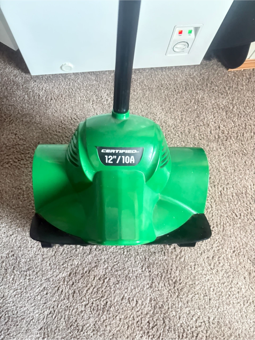 Certified 12-inch 10A Electric Snow Shovel