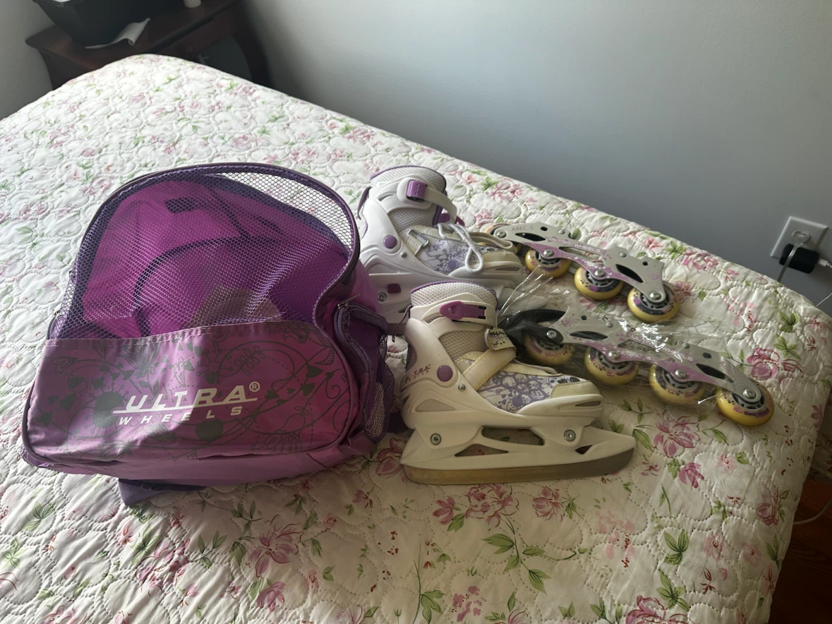 Ultra Wheels Inline Skates with Ice Blades