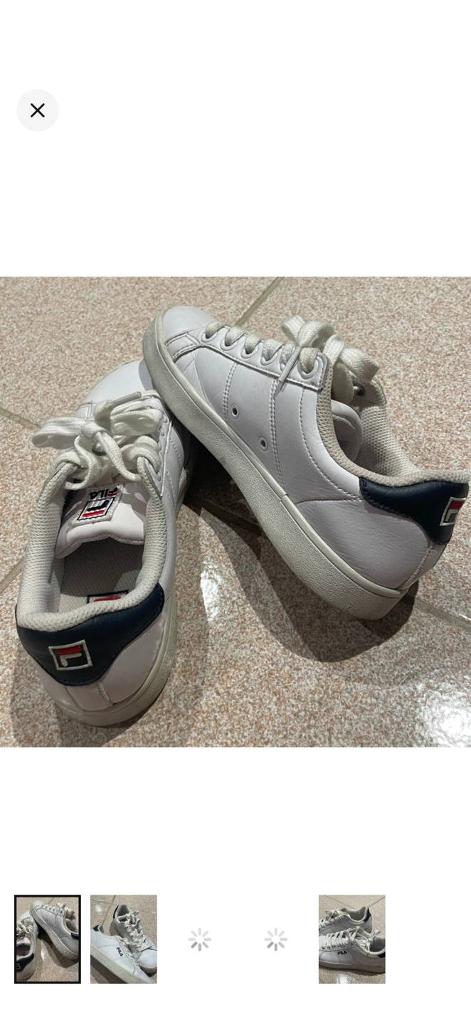 Fila Court Deluxe White Sneakers