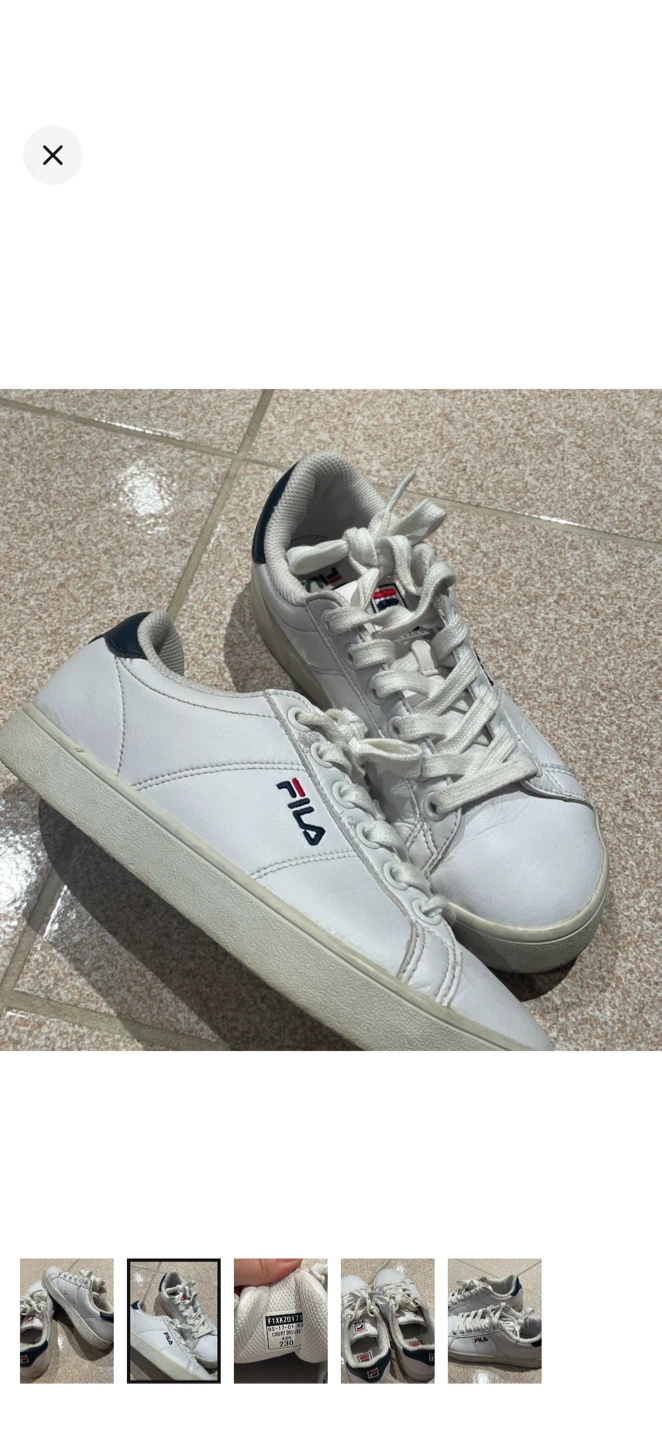 Fila Court Deluxe White Sneakers - photo 2