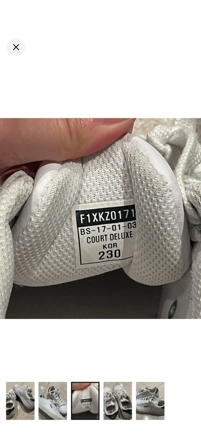 Fila Court Deluxe White Sneakers - photo 3