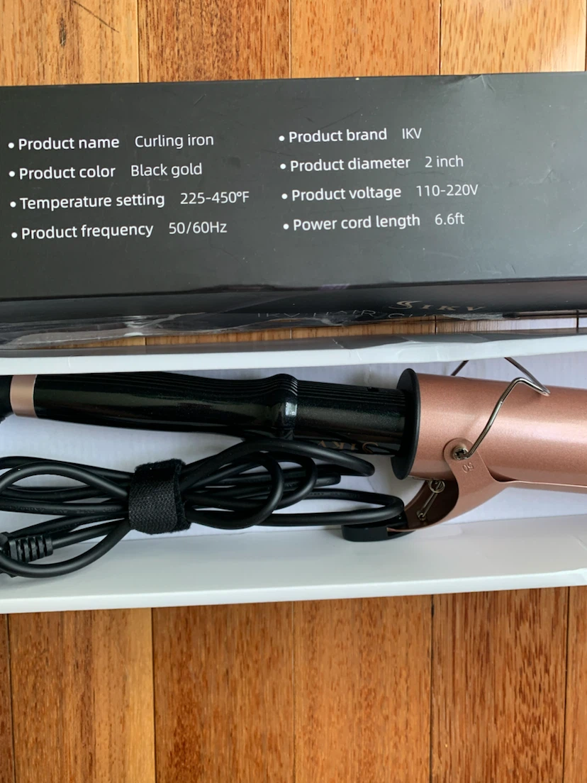 Brand New IKV 2-Inch Curling Iron - photo 2