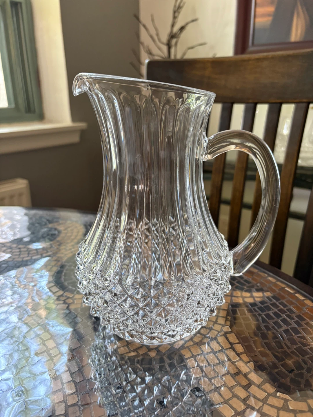 Vintage French Cristal d’arques Water Pitcher - photo 3