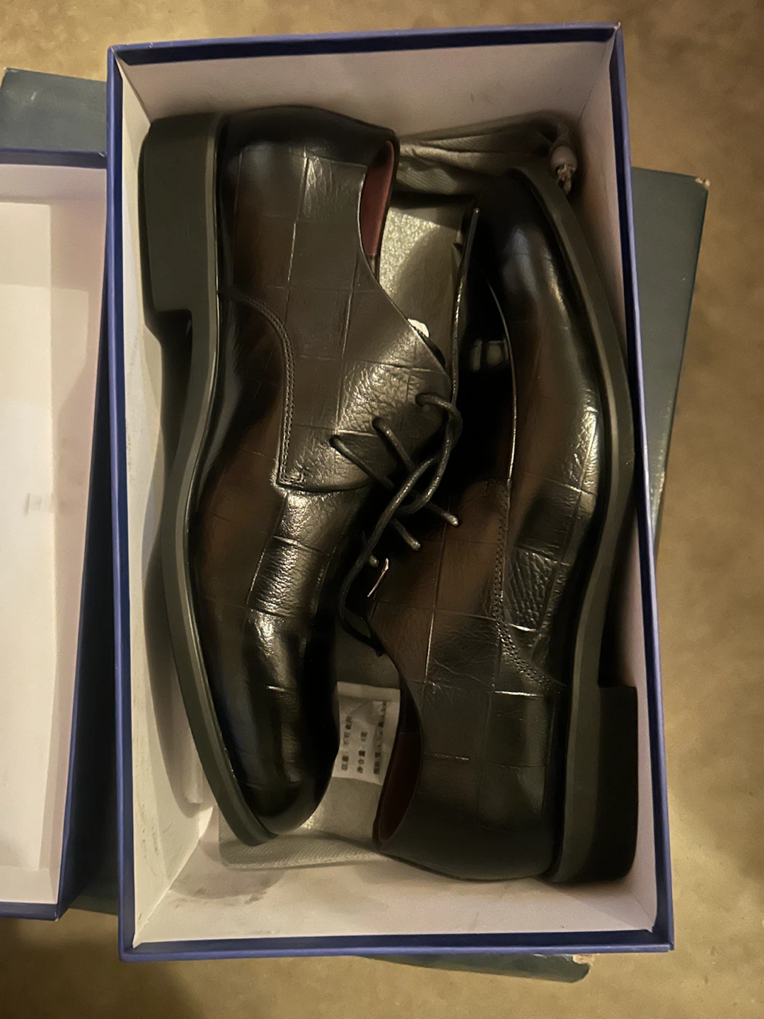 Brand New men’s Black Dress Shoes size 26