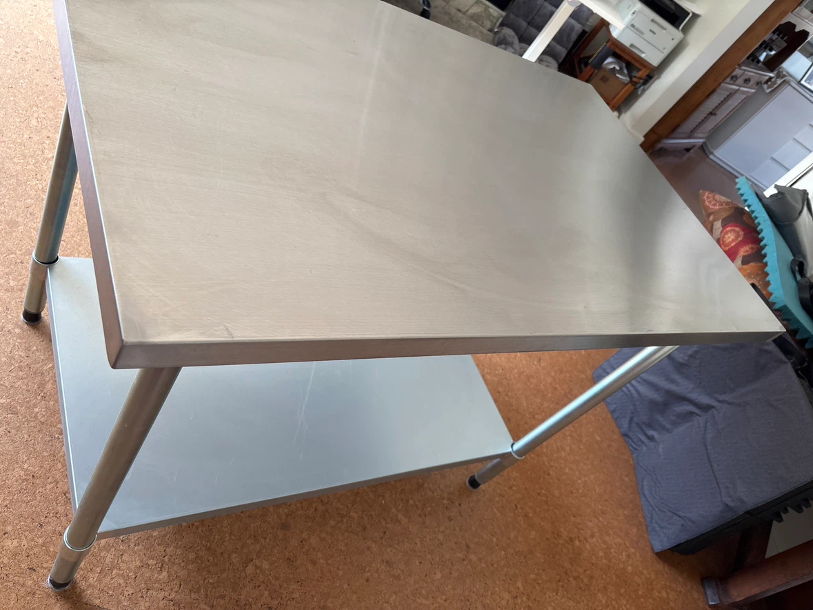 Stainless Steel Kitchen Prep Table - photo 4