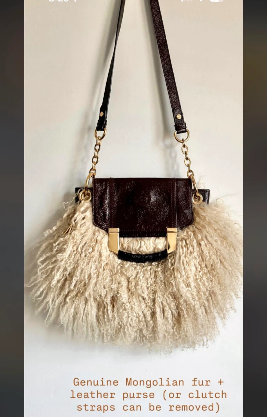 Yak fur bag
