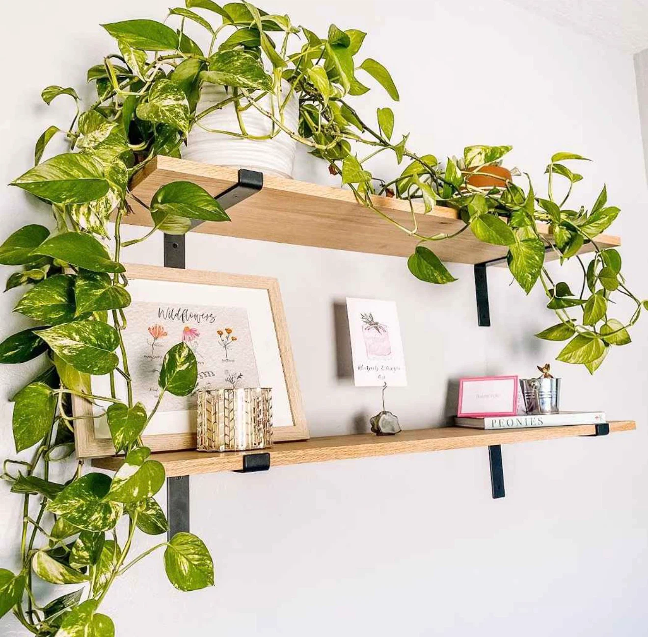 Fotoda Heavy Duty Floating Shelf Brackets - 4 Pack - photo 5