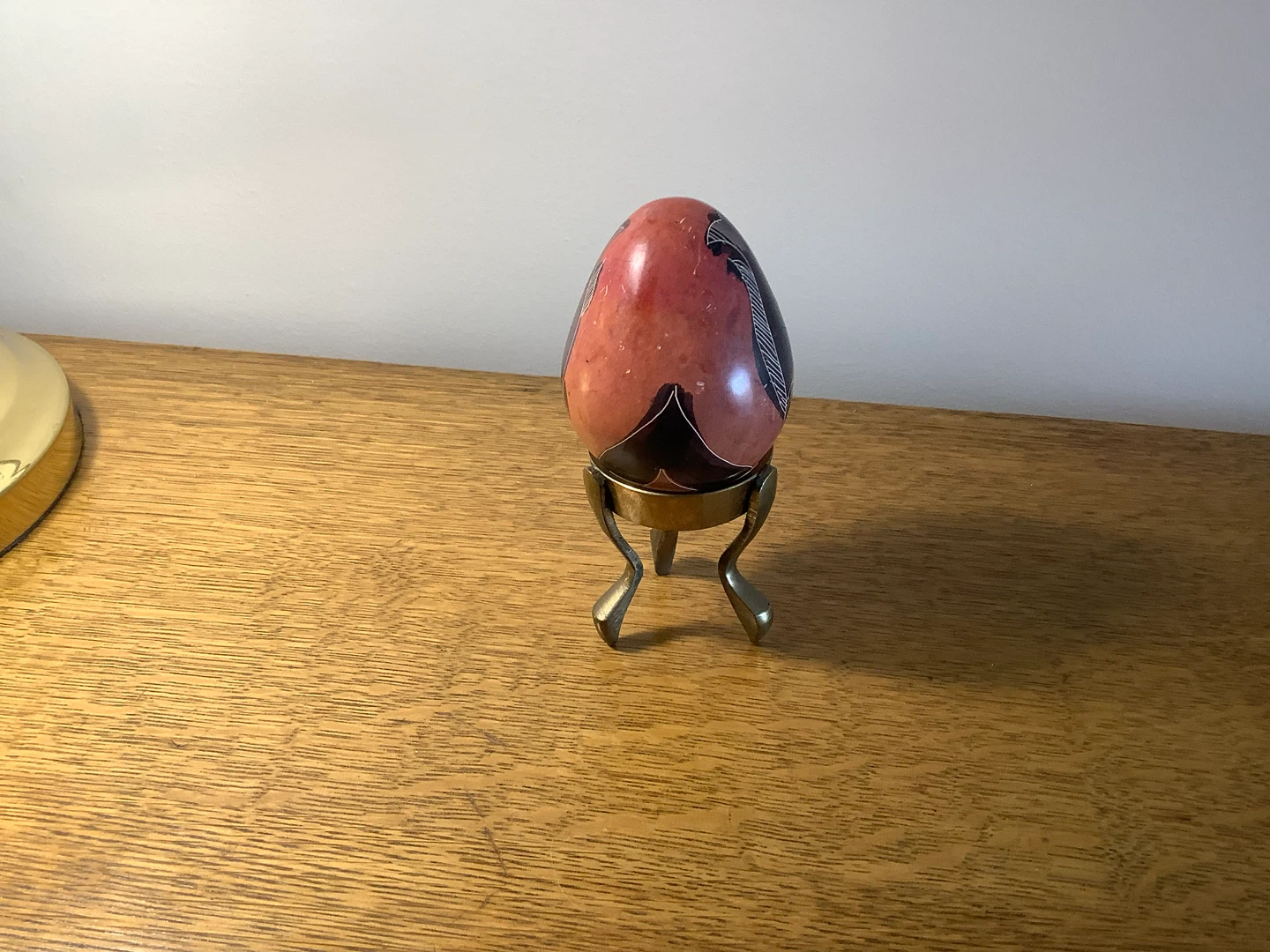 Vt Hd Crafted Soapstone Egg from Kenya 🐞 - photo 4