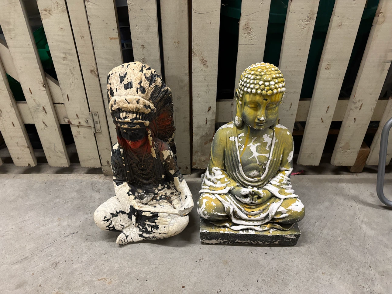 Set of Two Decorative Sculptures
