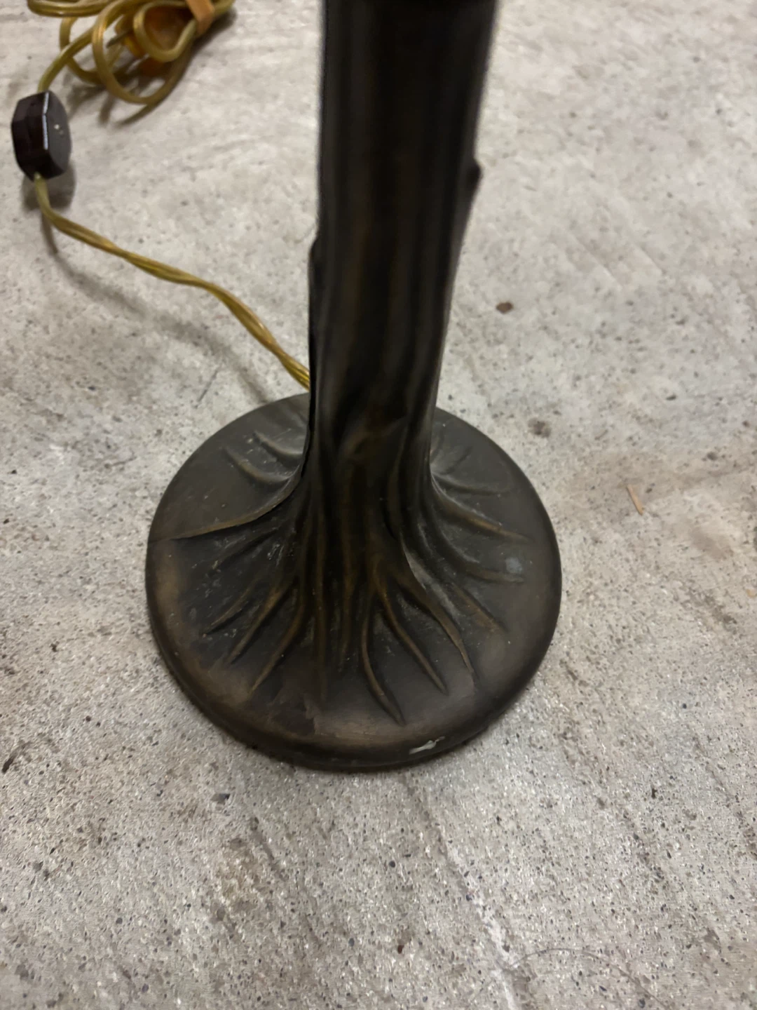 Vintage Metal Table Lamp Base - photo 3
