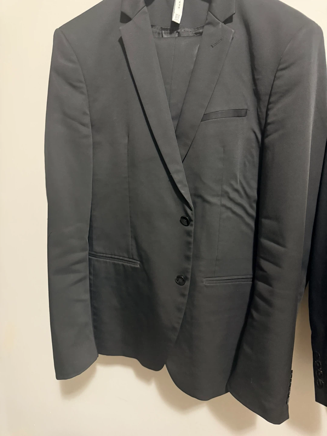 Zara Man Black suit