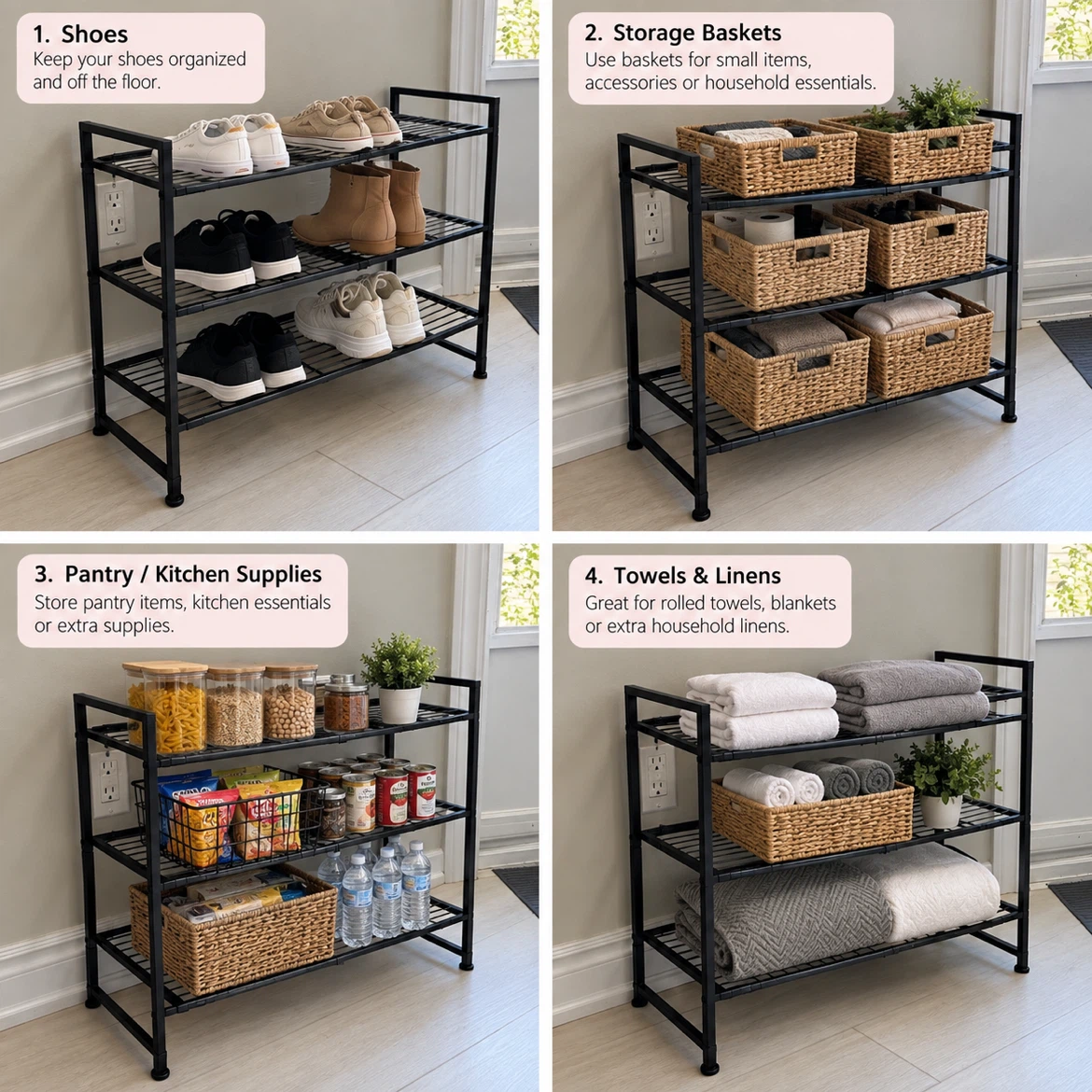 3-Tier Shoe or Storage Rack - photo 2