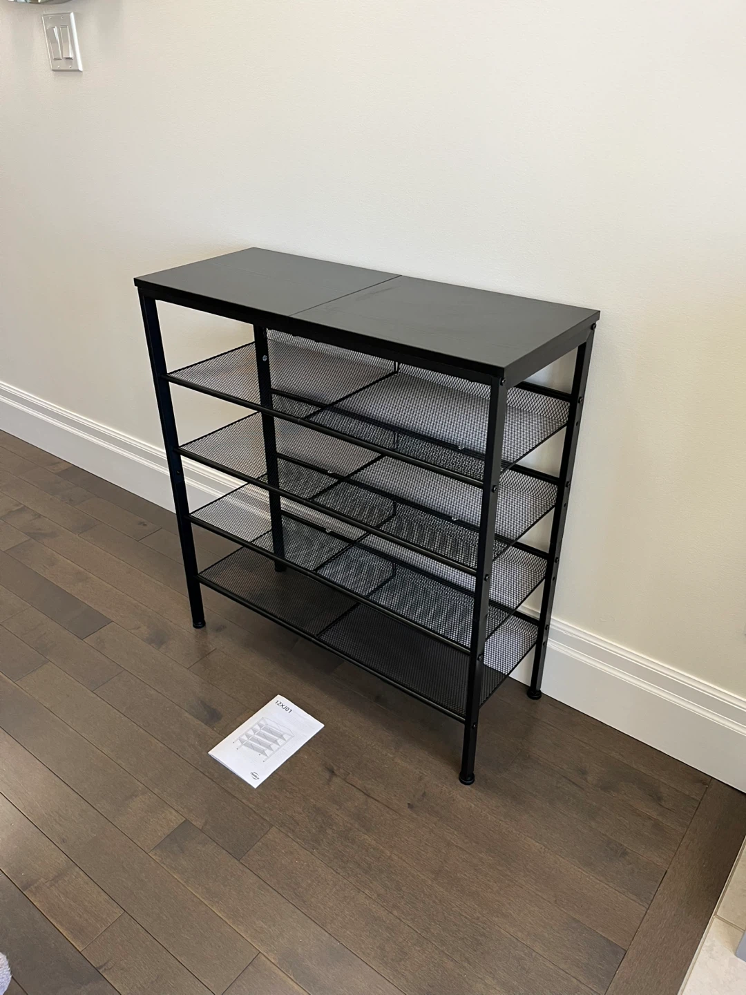 New 5-Tier Black Shoe Rack - photo 2