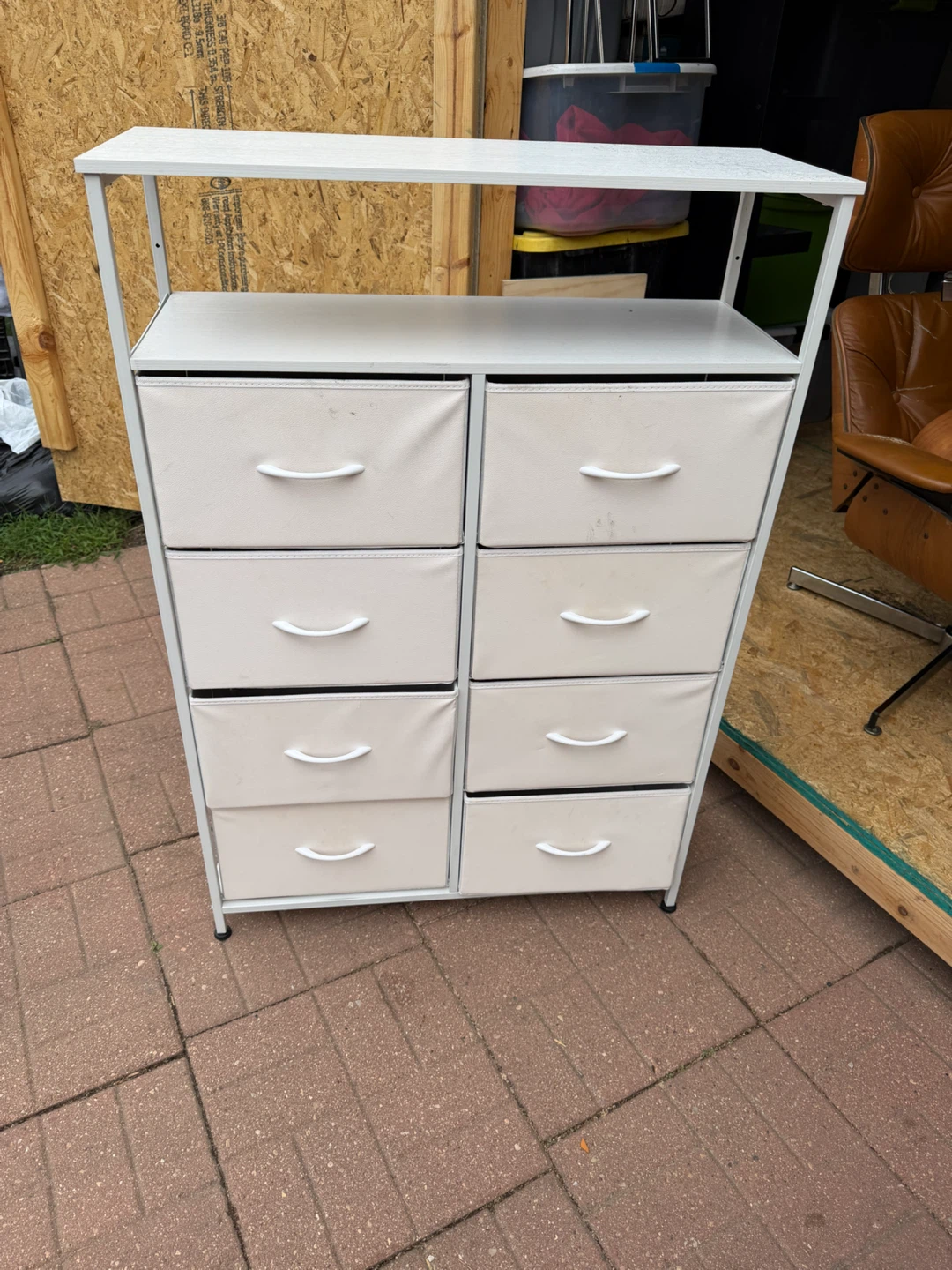 White 8-Drawer Storage Organizer