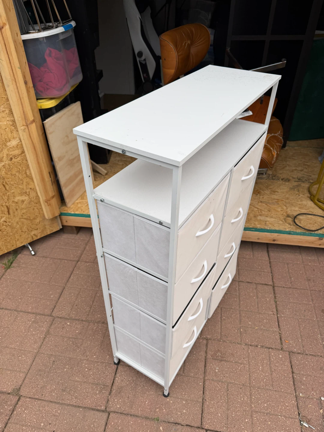 White 8-Drawer Storage Organizer - photo 2