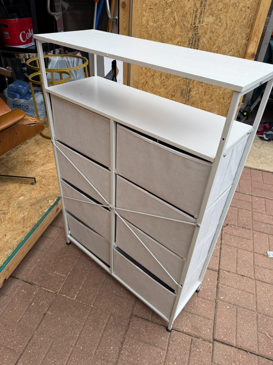 White 8-Drawer Storage Organizer - photo 3