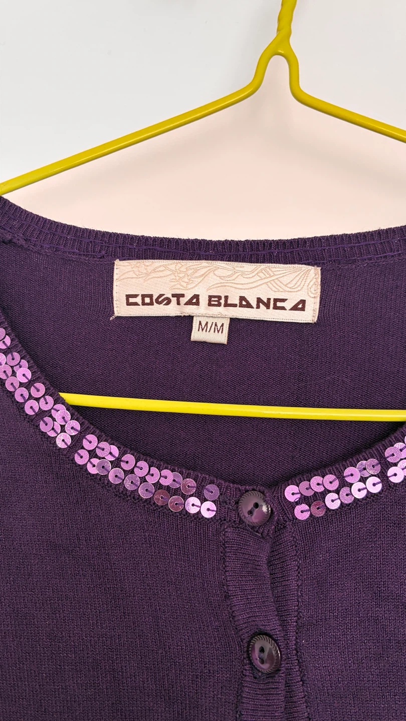 Costa Blanca Purple Cardigan - photo 2