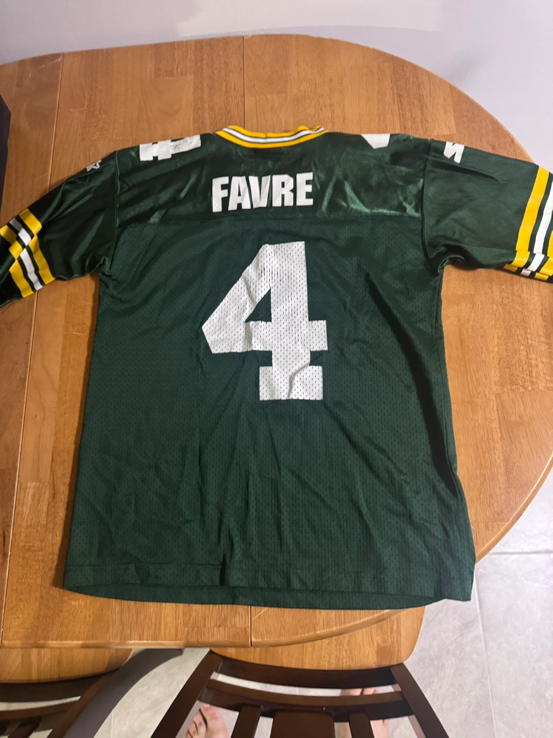 Kids Starter Green Bay Packers Favre #4 Jersey S/M - photo 2
