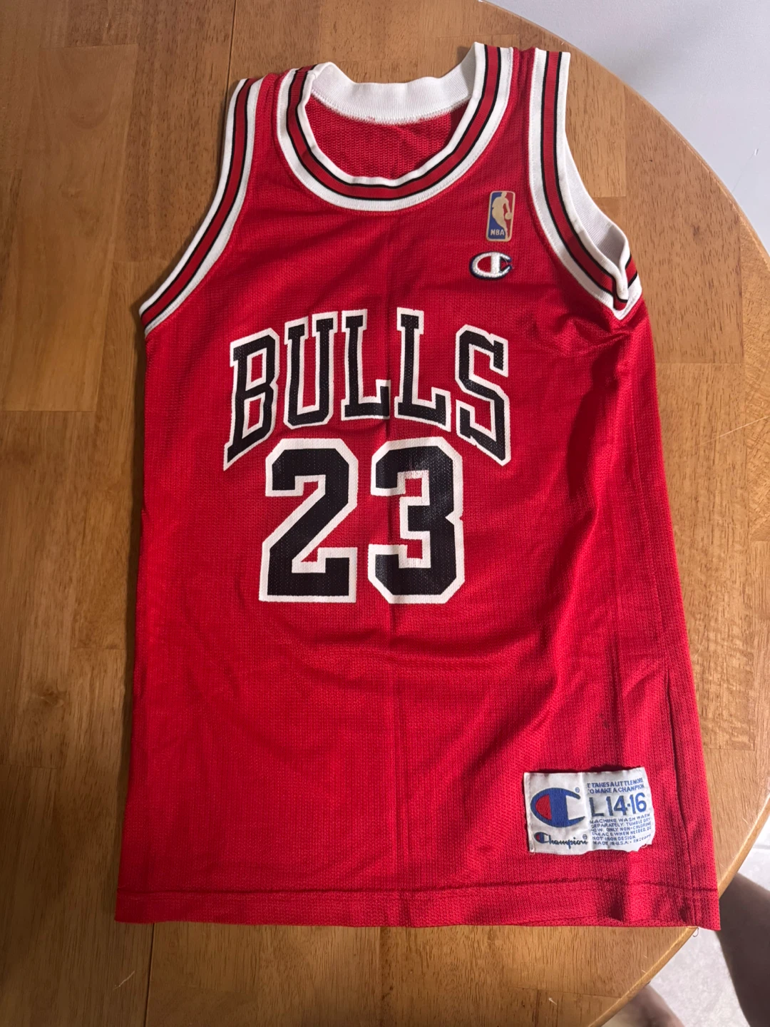 Kids Champion Chicago Bulls Michael Jordan Jersey