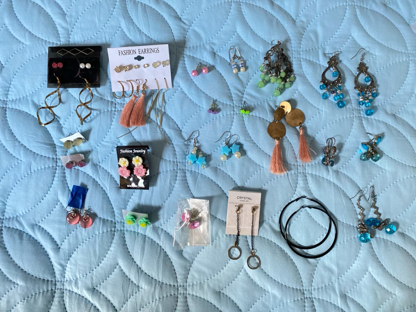 Huge Assorted Fashion Earrings Collection + Extra Singles! 💎✨