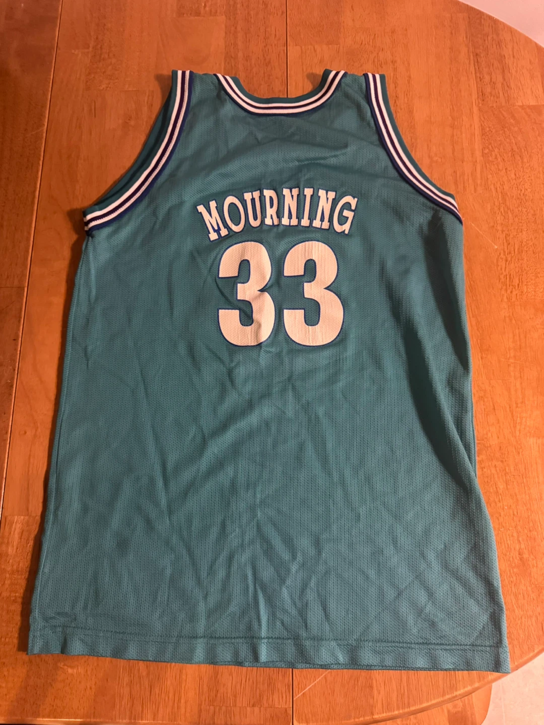 Kids Vintage Charlotte Hornets Mourning 33 Jersey - photo 2