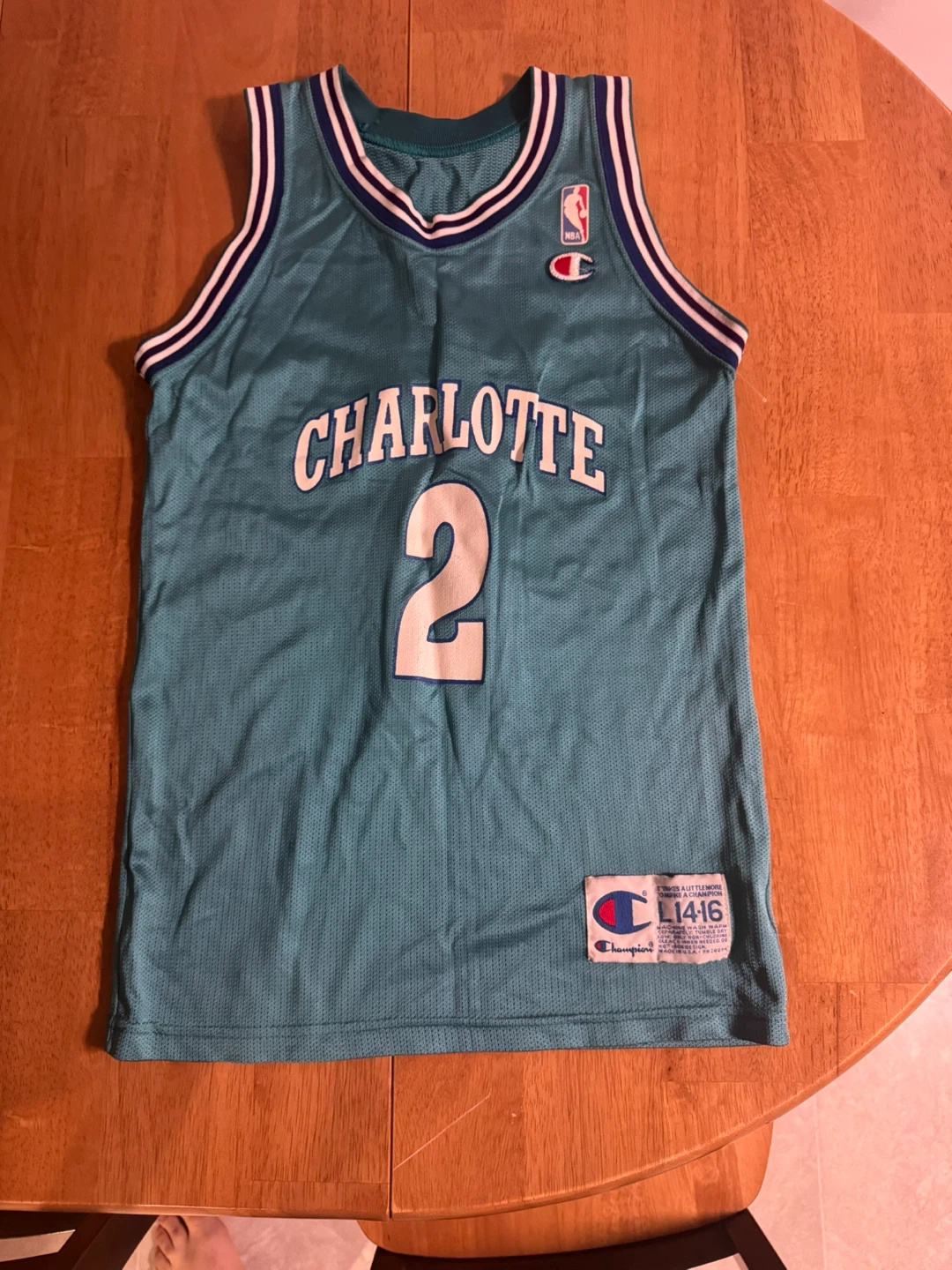 Kids Vintage Charlotte Hornets Johnson Jersey