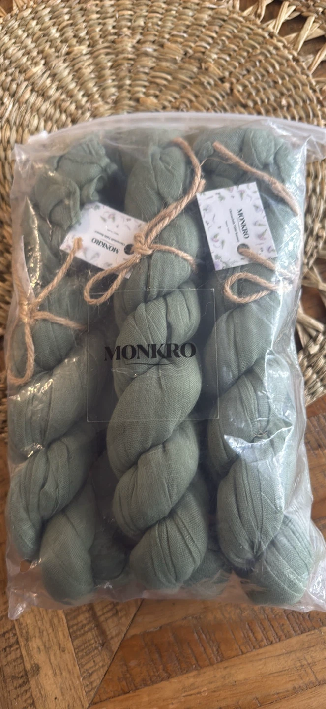 MONKRO Cheesecloth Table Runners - Sage Green