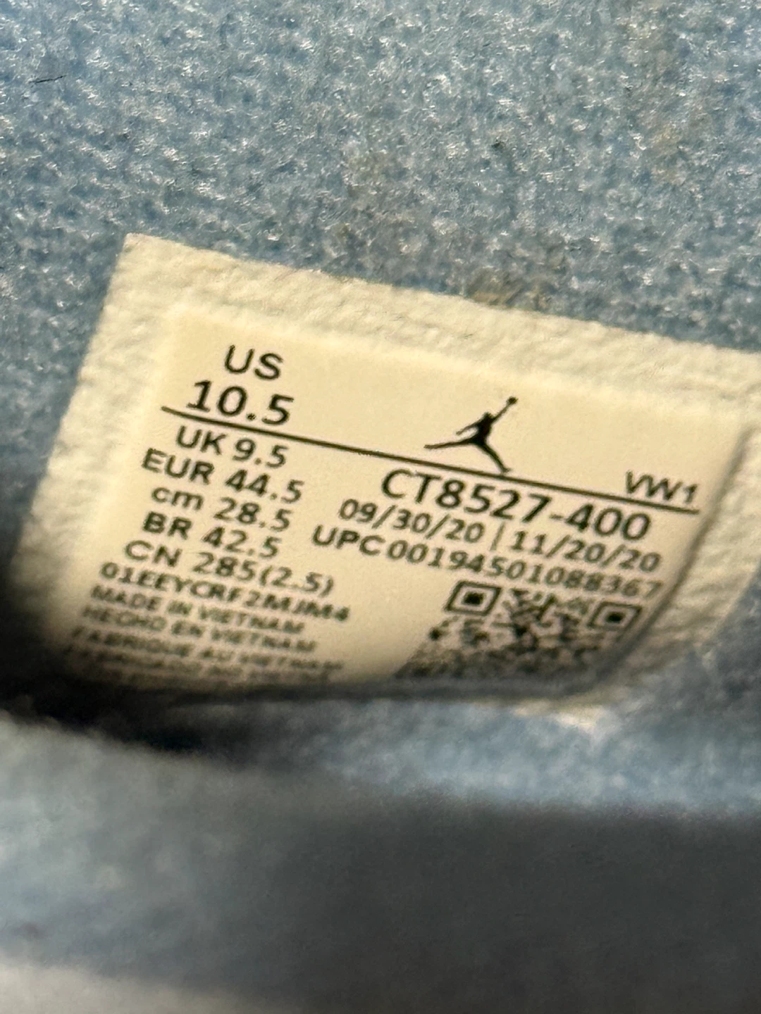 Air Jordan 4 University Blue Size 10.5 - photo 3