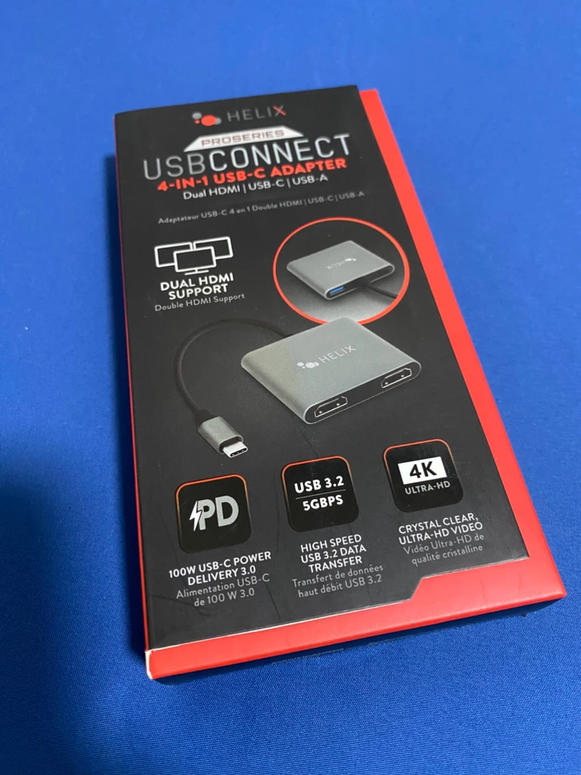 Helix ProSeries 4-in-1 USB-C Adapter
