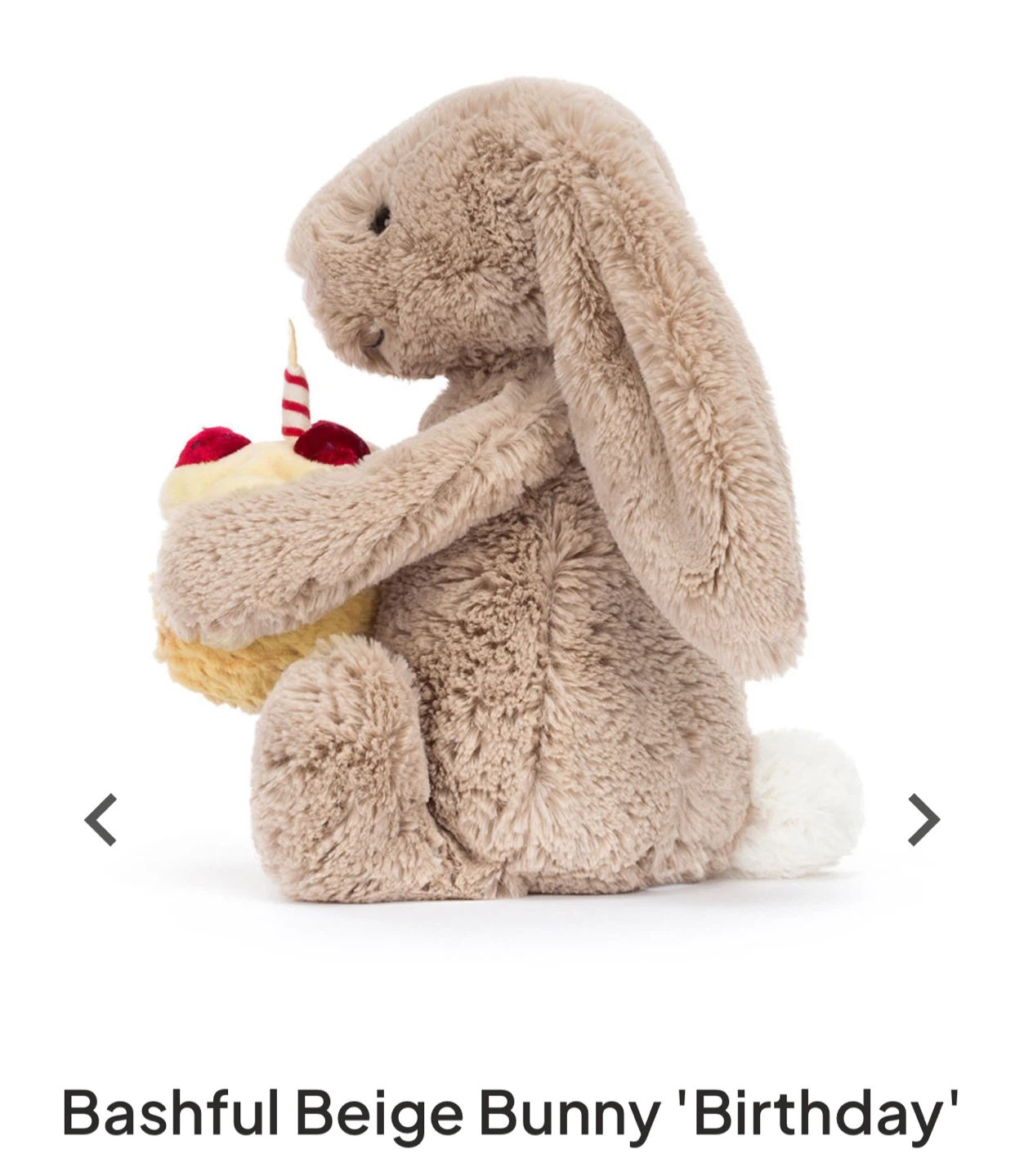 Jellycat Bashful Beige Bunny Birthday - photo 4