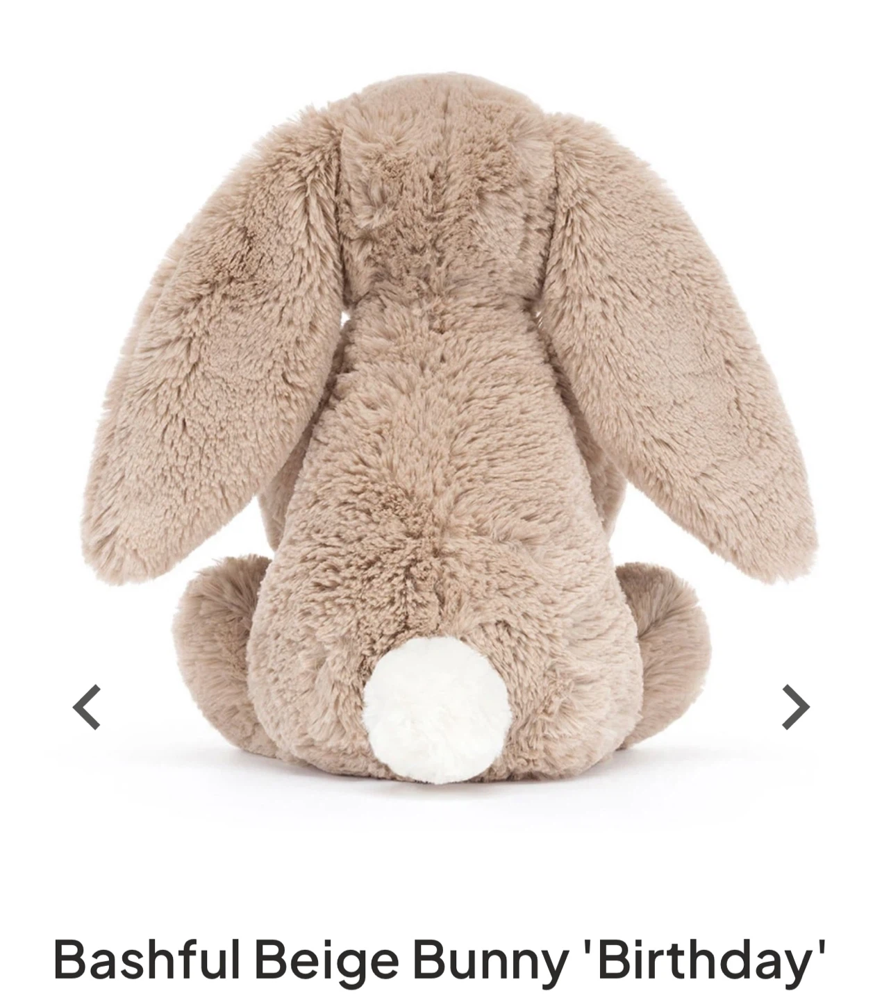 Jellycat Bashful Beige Bunny Birthday - photo 5