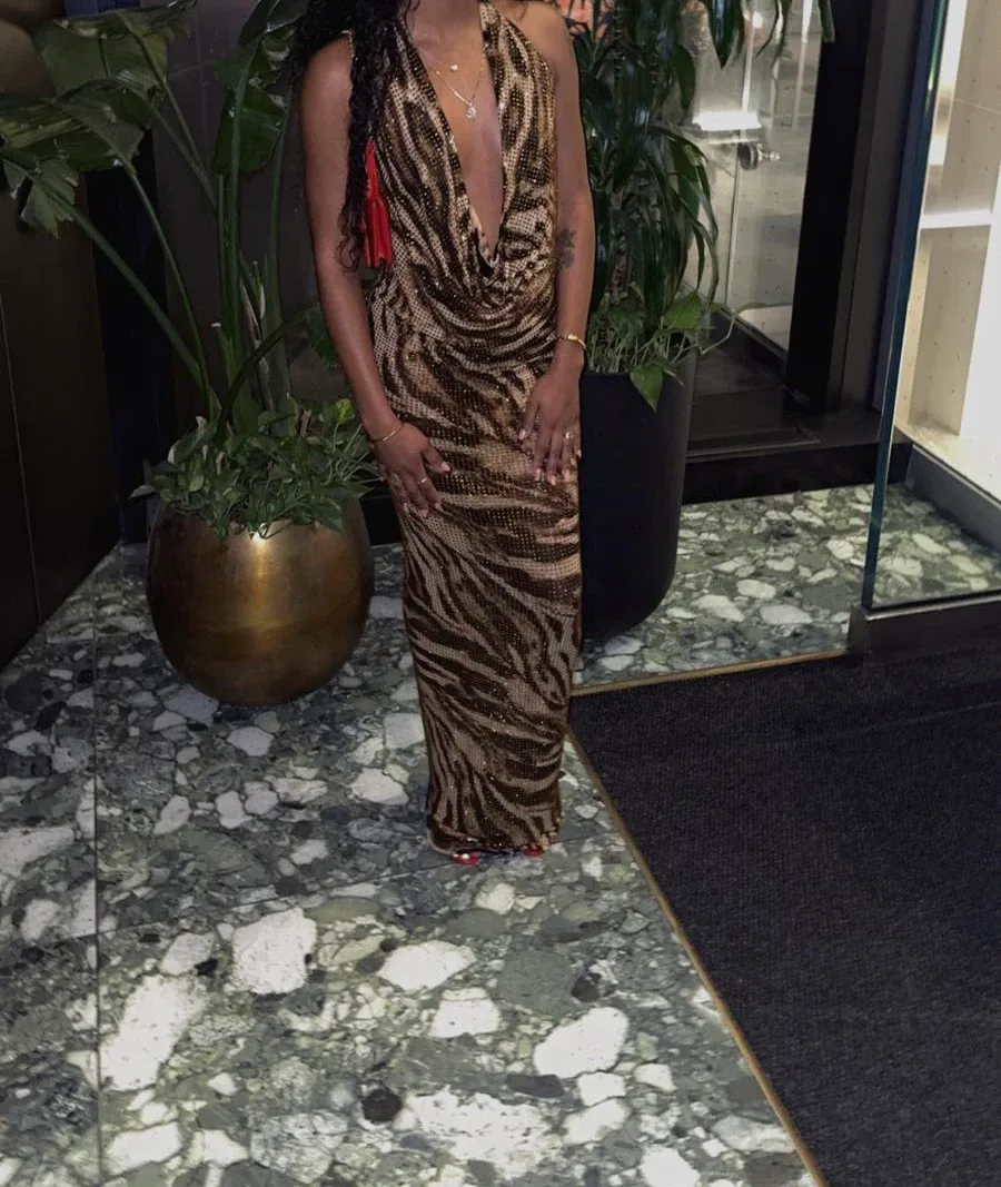 Fashion Nova Animal print maxi dress - photo 3