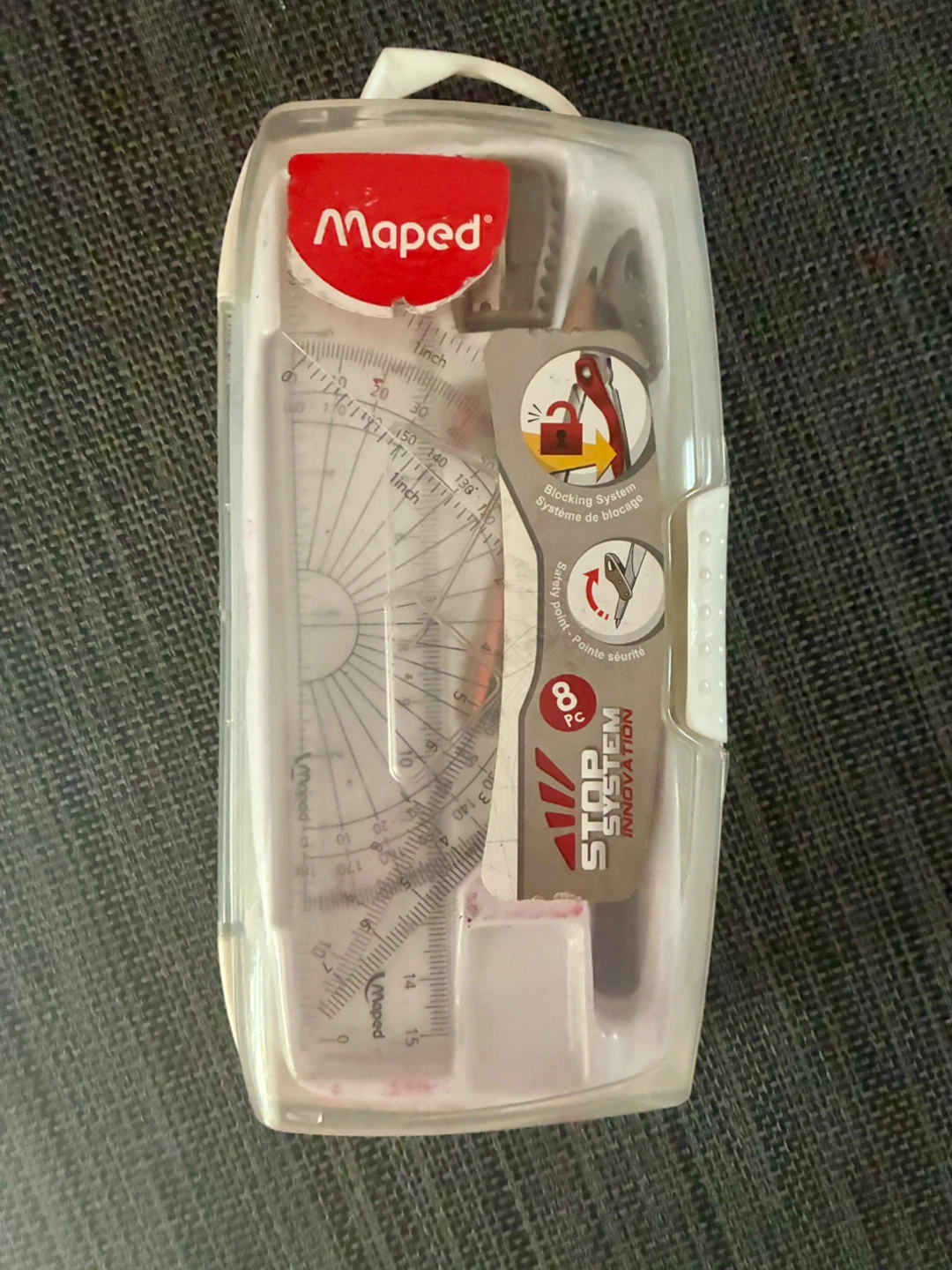 Maped 6 Piece Math Geometry Set