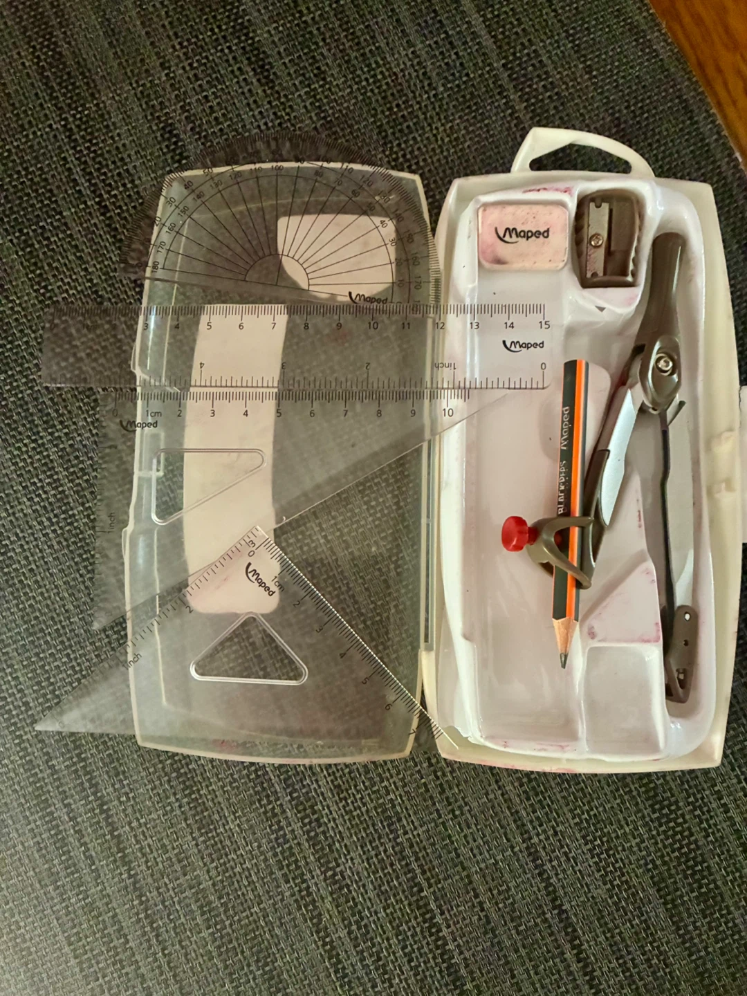 Maped 6 Piece Math Geometry Set - photo 2