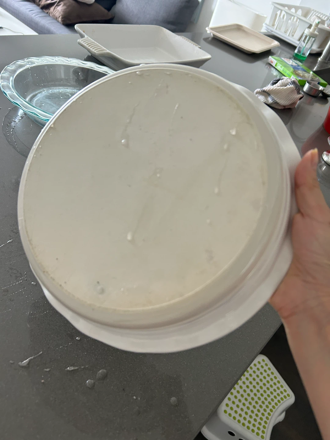 White Ceramic Pie Dish - photo 2
