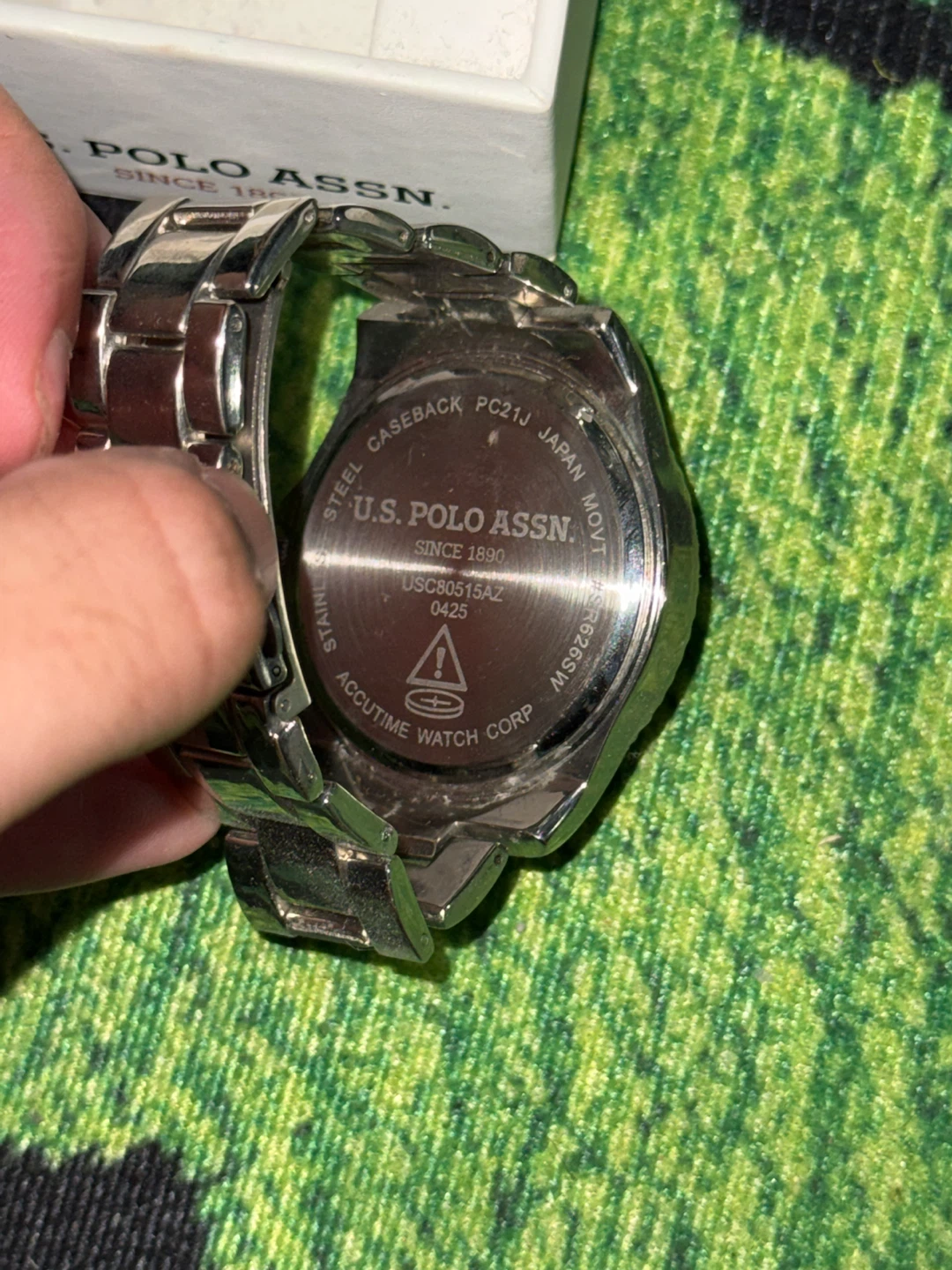 U.S. Polo Assn. Silver Tone Watch - photo 2