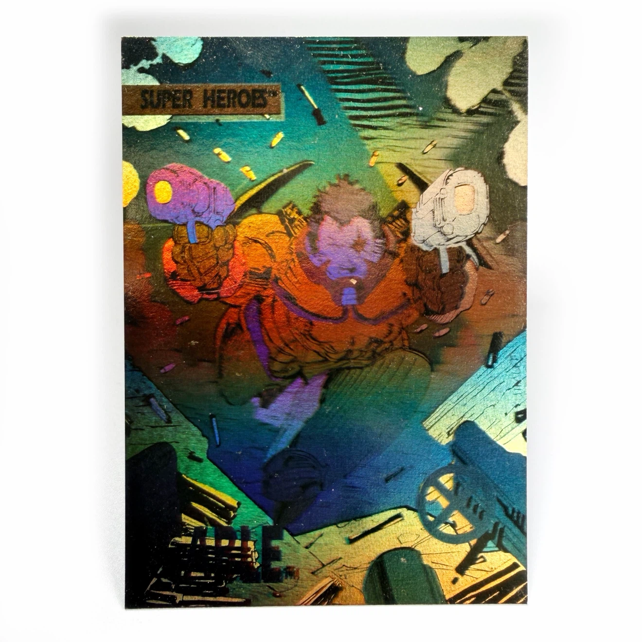 3x 1992 Marvel X-Men Hologram Cards - photo 2