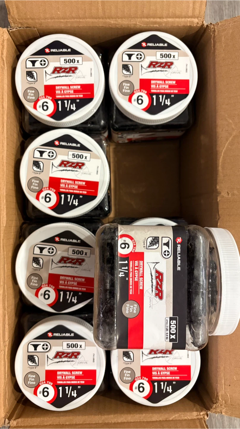 Drywall Screws #6 1-1/4"- Total 4000 Screws - photo 2