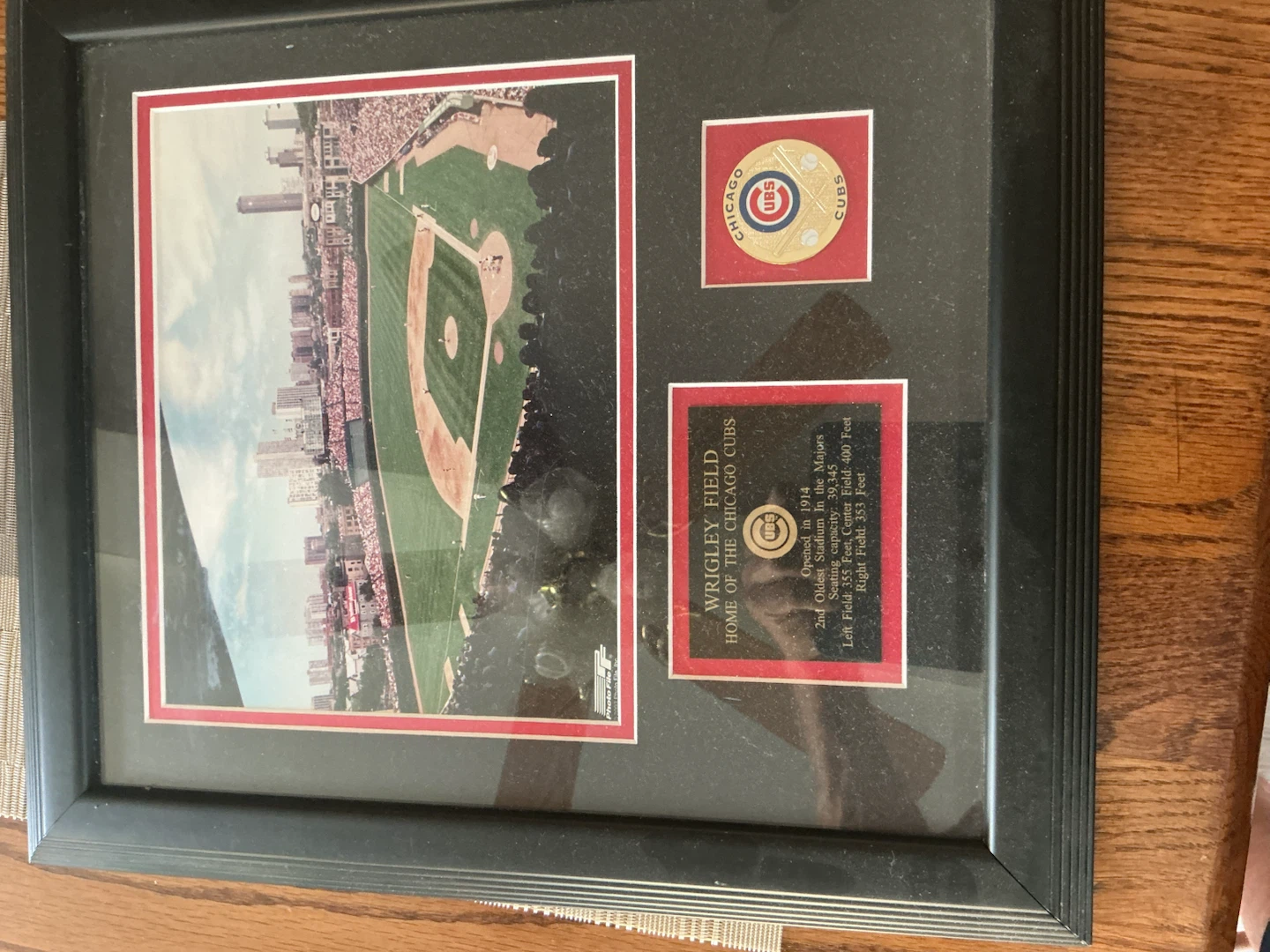 Chicago Cubs Wrigley Field Framed Photo