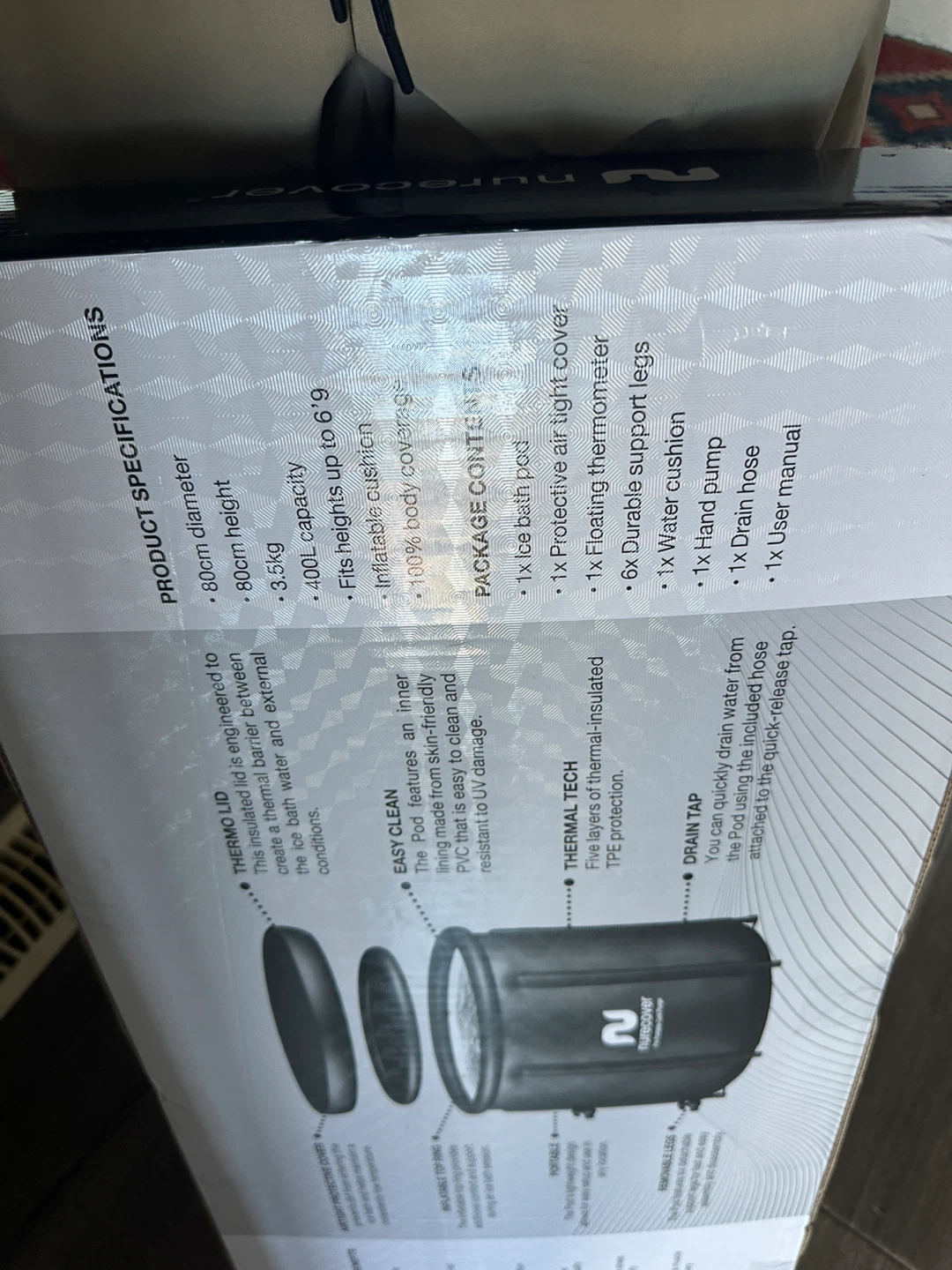 nurecover PodPro Portable Ice Bath