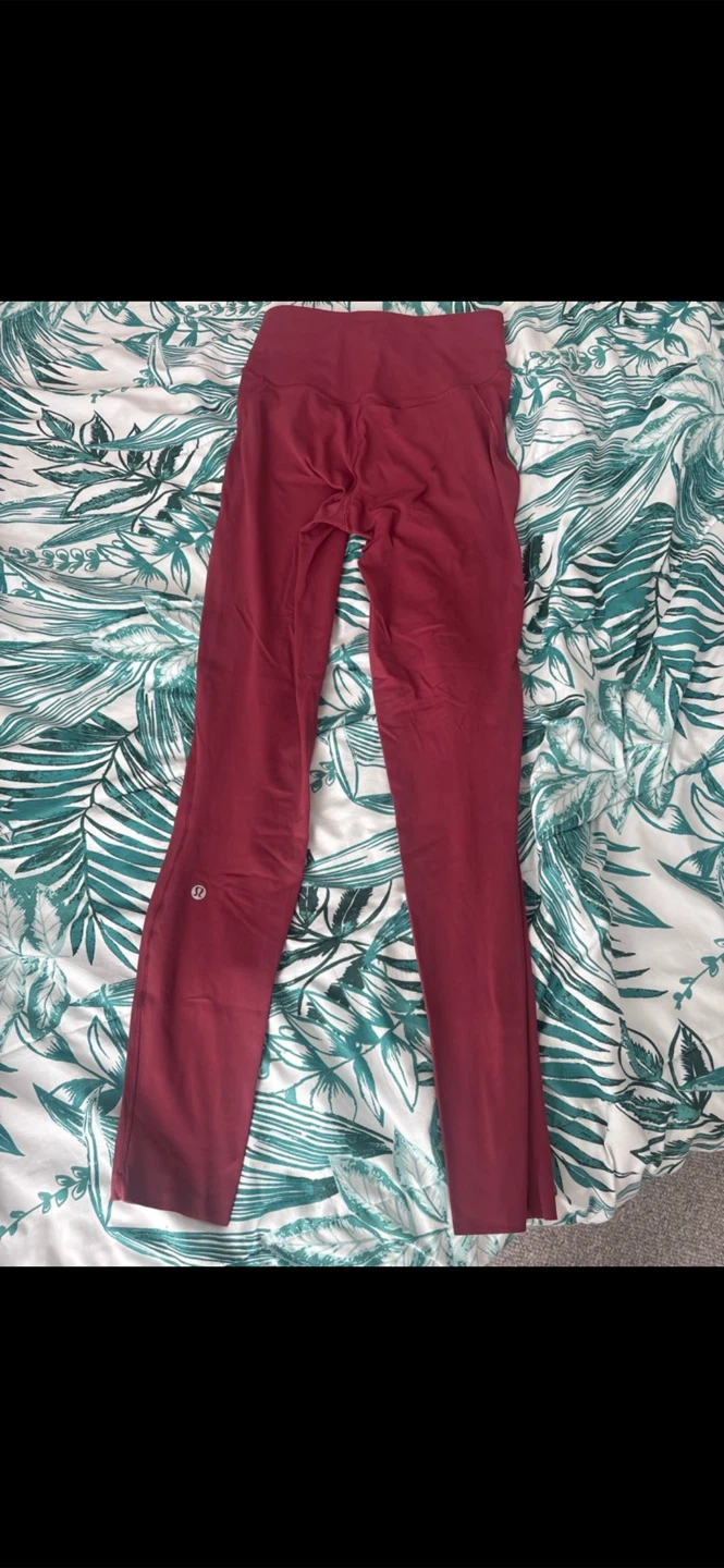 Lululemon Maroon Leggings