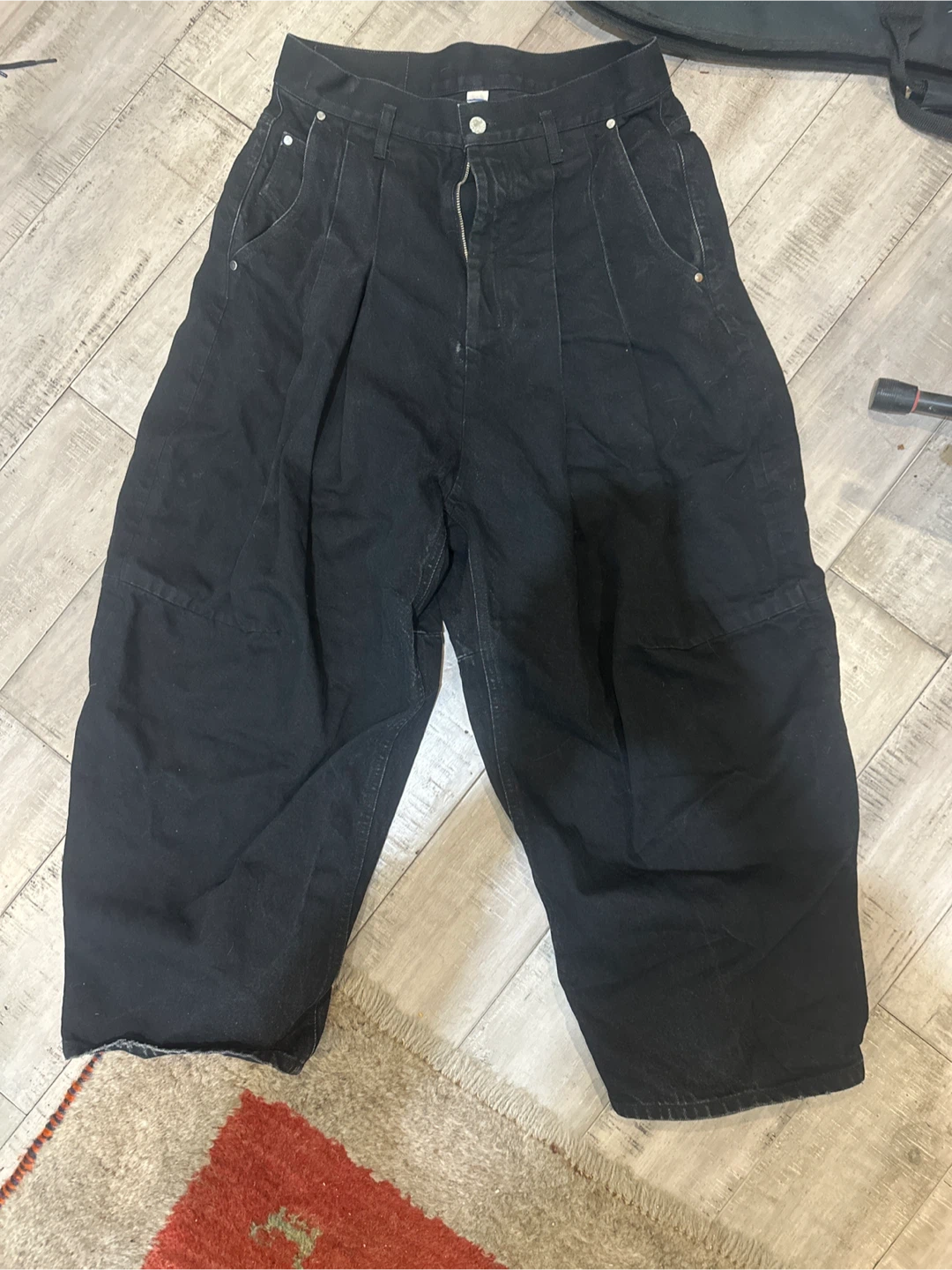 SHINYA KOZUKA Wide Leg Denim Pants