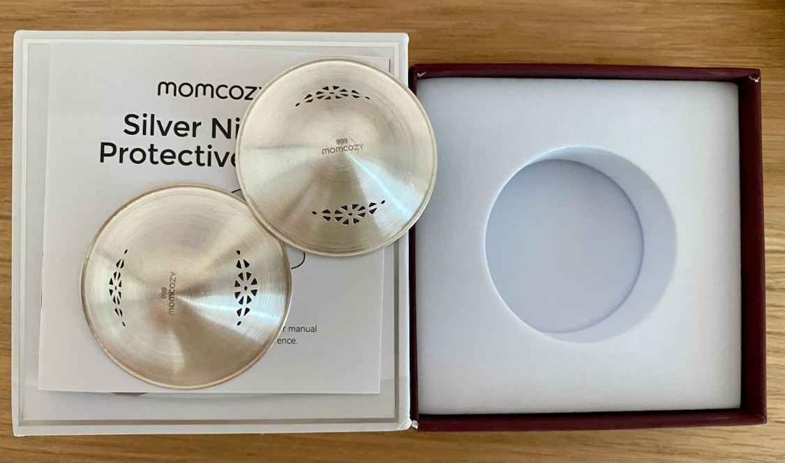 Momcozy Silver Nipple Protective Cups – Like New - photo 2